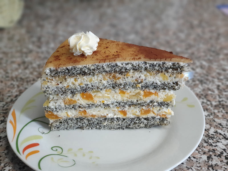 Mohn-Marzipan-Torte