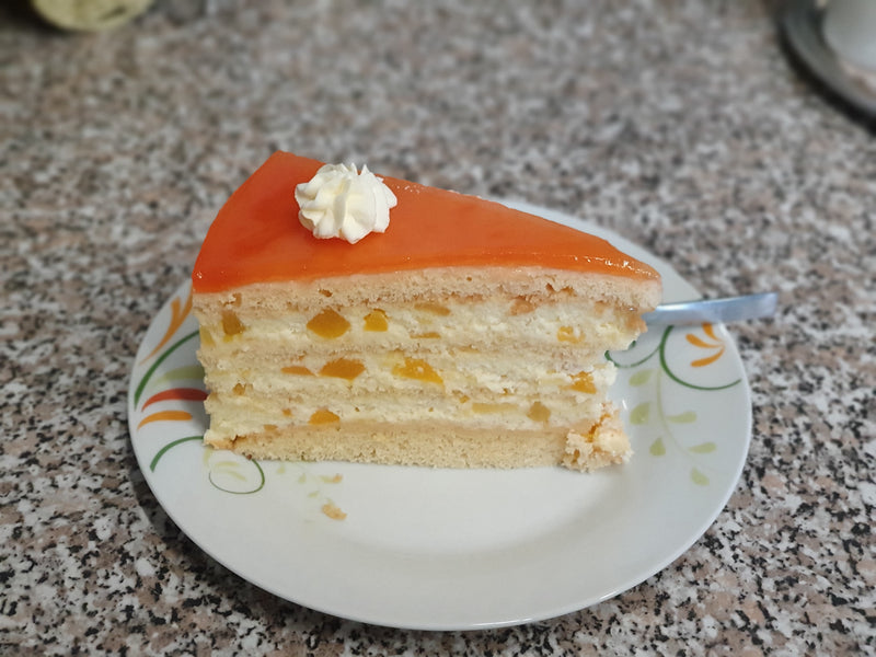 Pfirsich-Maracuja-Torte